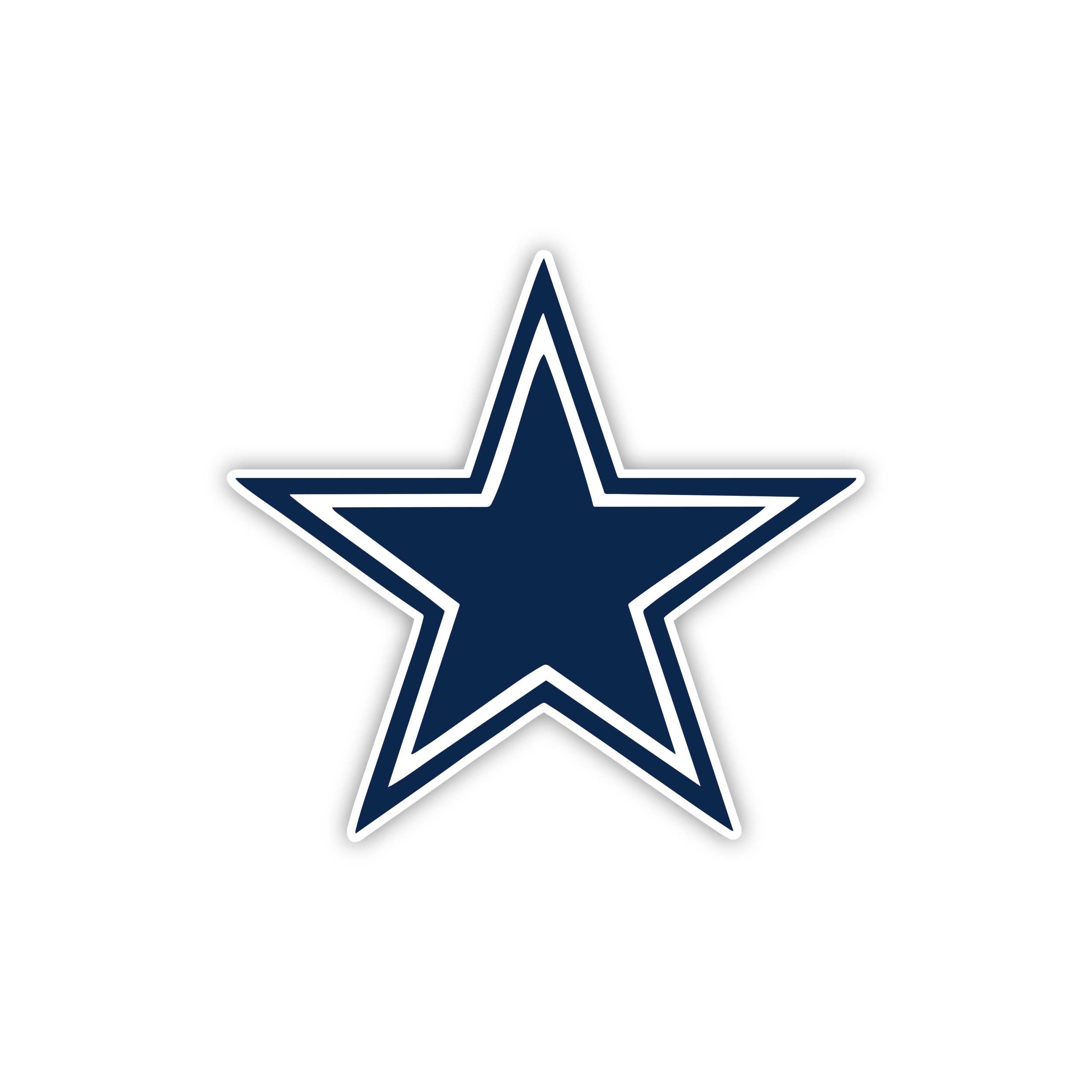 Dallas Cowboys – Star – Full Color Vinyl Sticker – Custom Size – Biggest  Decal Shop