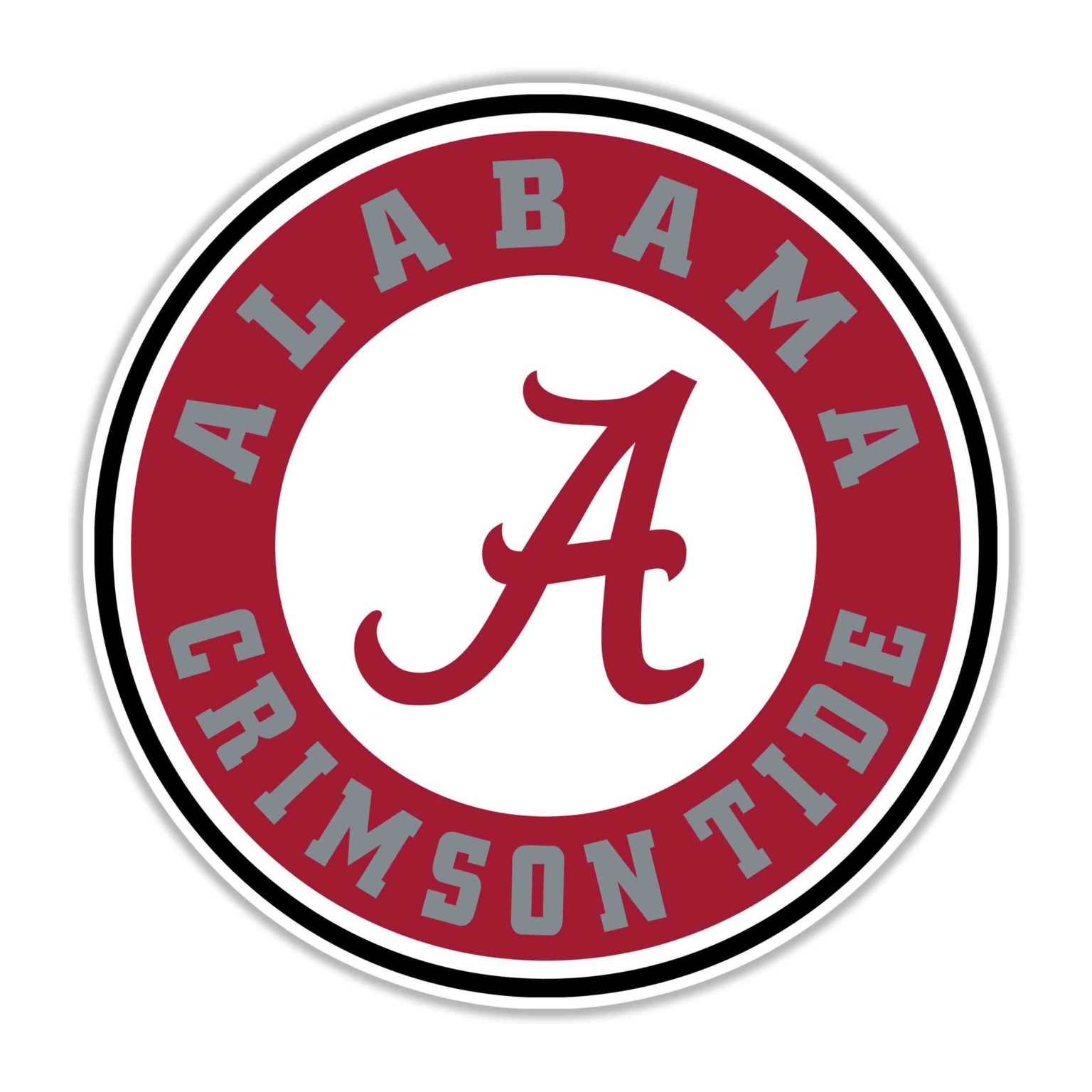 Alabama Crimson Tide Full Color Vinyl Decal – Custom Size – Biggest ...