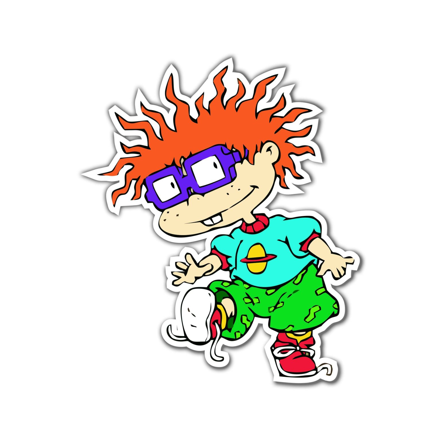 Rugrats – Chuckie – Full Color Vinyl Sticker – Custom Size – Biggest ...