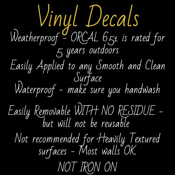 Number Zero - Vinyl Decal - Custom Size - Image 6