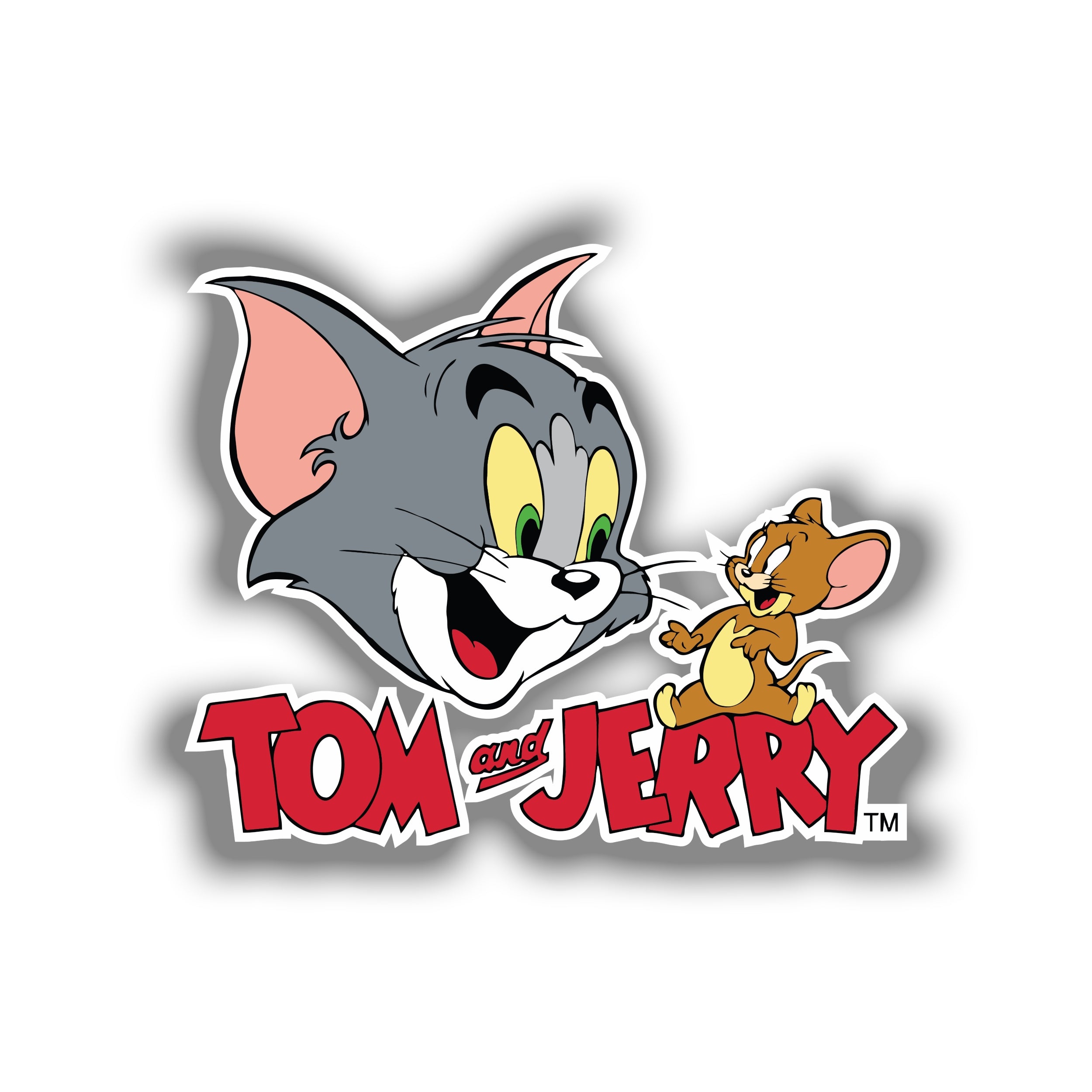 Tom and Jerry – Full Color Vinyl Sticker – Custom Size – Biggest Decal Shop