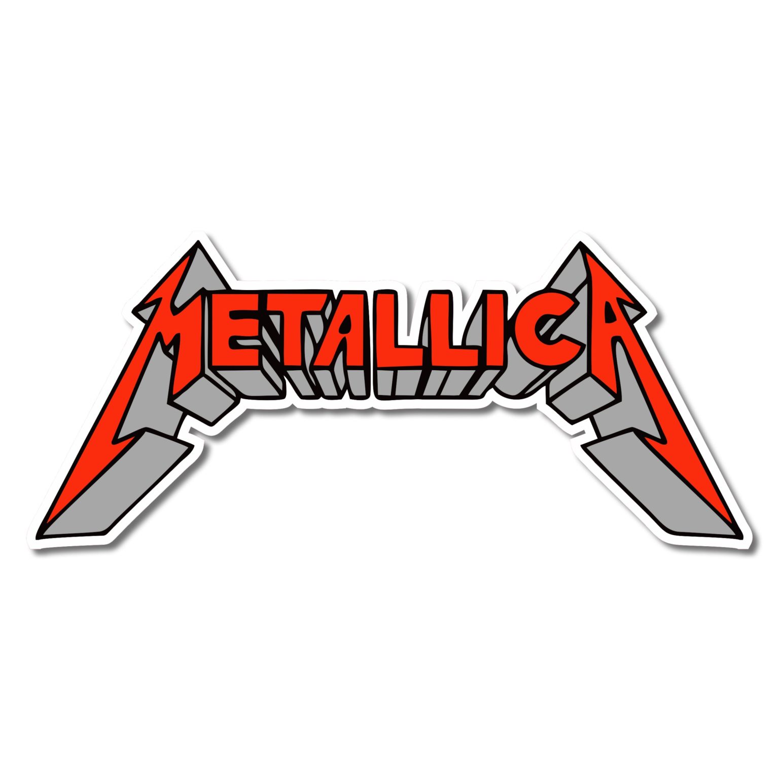 Metallica Full Color Vinyl Decal – Custom Size – Biggest Decal Shop