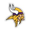 Minnesota Vikings Full Color Vinyl Sticker - Custom Size