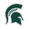 Michigan State Spartans- Helmet -  Full Color Vinyl Decal - Custom Size