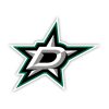 Dallas Stars  - Star With D In Center - Full Color Vinyl Sticker - Custom Size