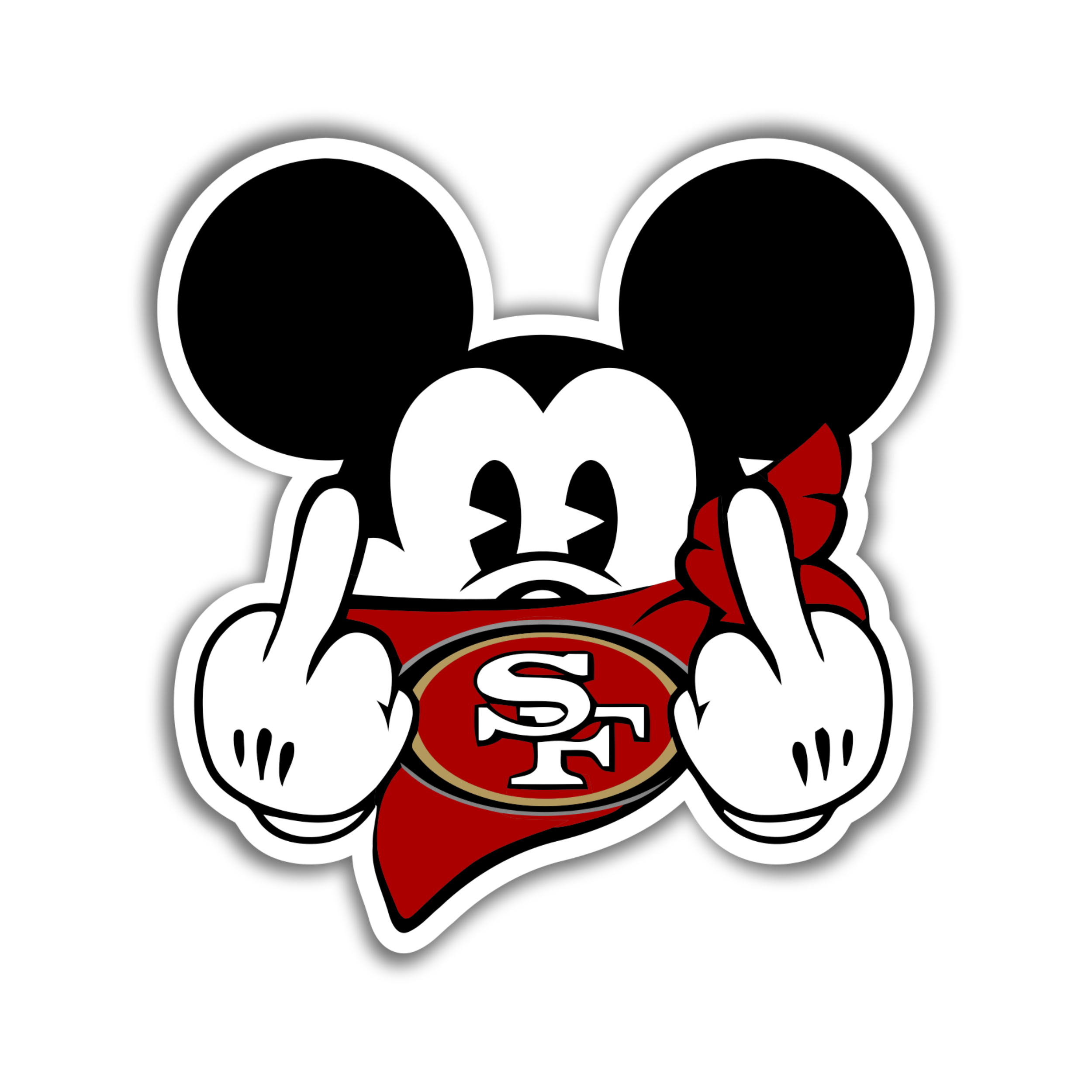 san francisco 49ers mickey mouse