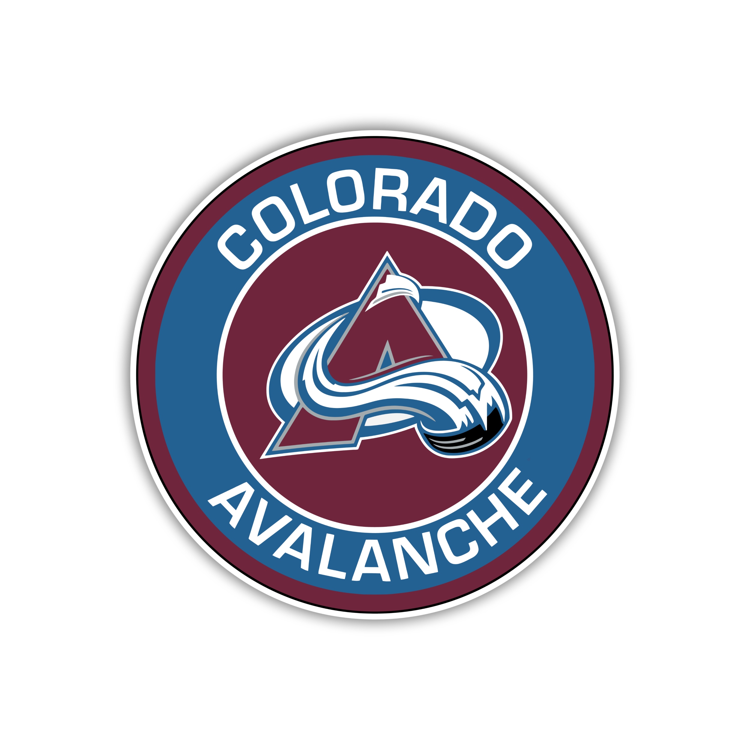 Colorado Avalanche – Circle With A – Iron On – Custom Size – Biggest ...