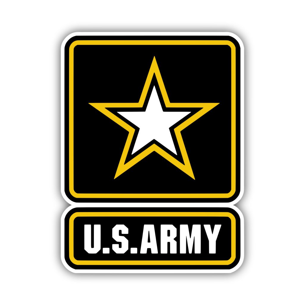 Army – U.S. Army – Iron On – Custom Size – Biggest Decal Shop