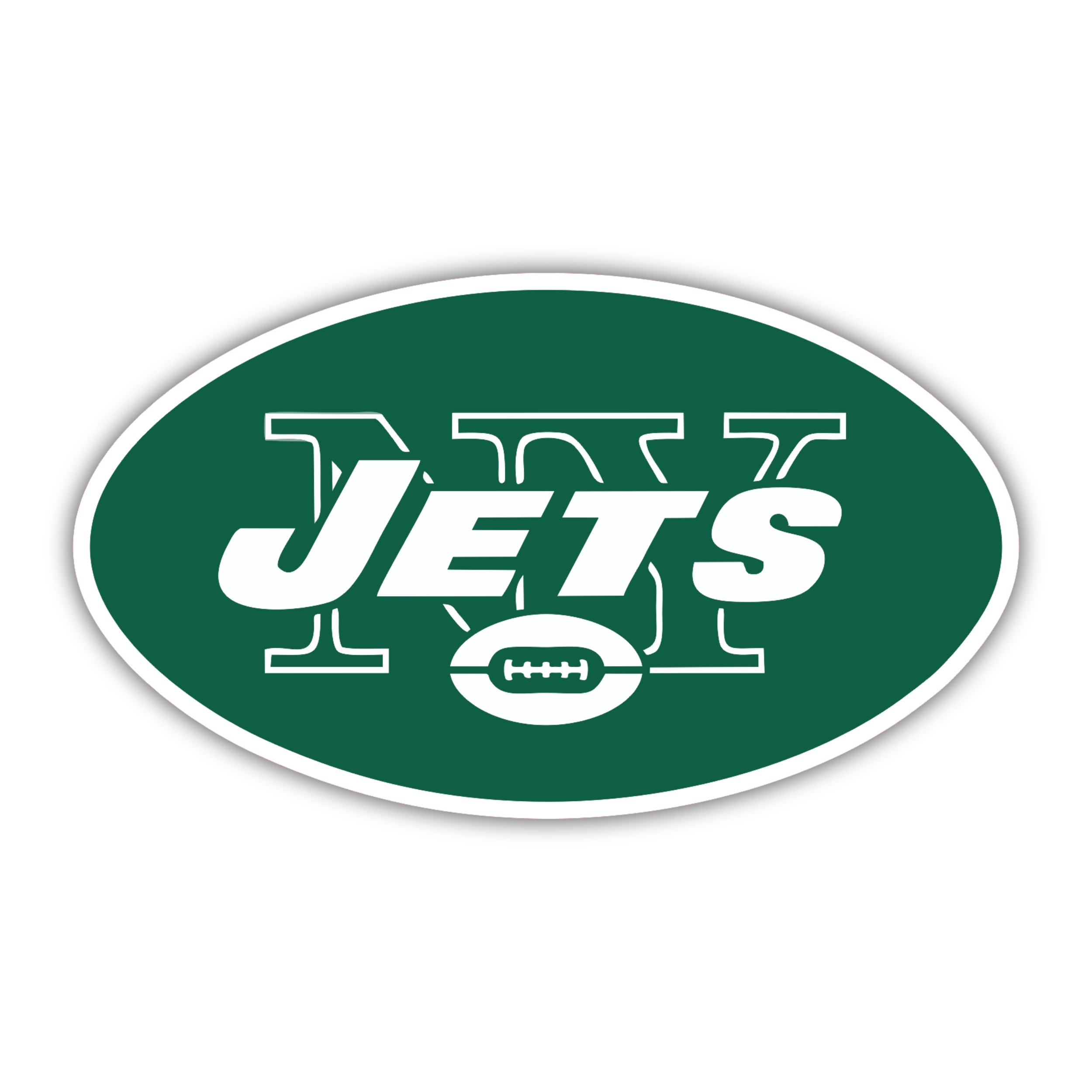 New York Jets – Logo – Full Color Vinyl Sticker – Custom Size – Biggest  Decal Shop