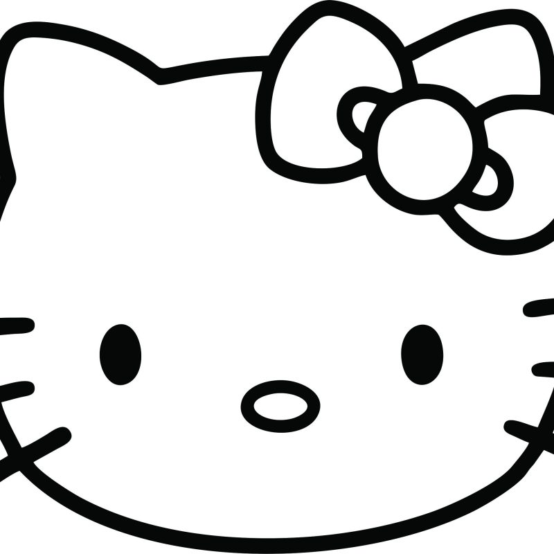 Hello Kitty - Vinyl Decal- Custom Size
