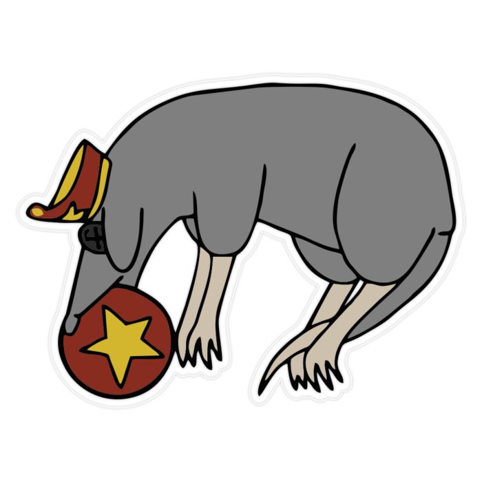Coraline - Rat - Full Color Vinyl Sticker - Custom Size