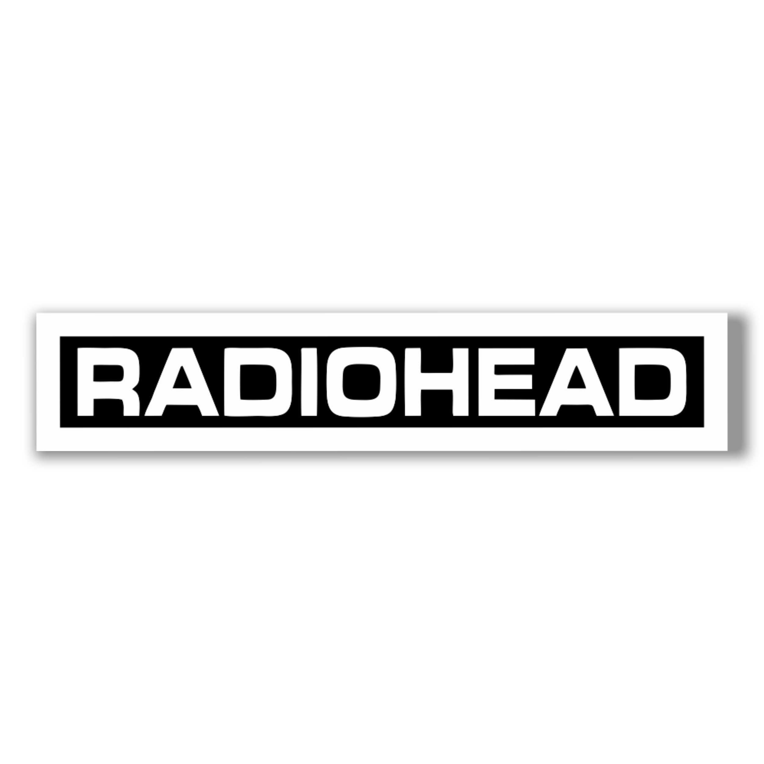 Radiohead - Name - Full Color Vinyl Sticker - Custom Size