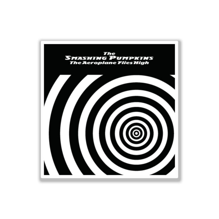 The Smashing Pumpkins - The Aeroplane Flies High Album Cover - Full Color Vinyl Sticker - Custom Size