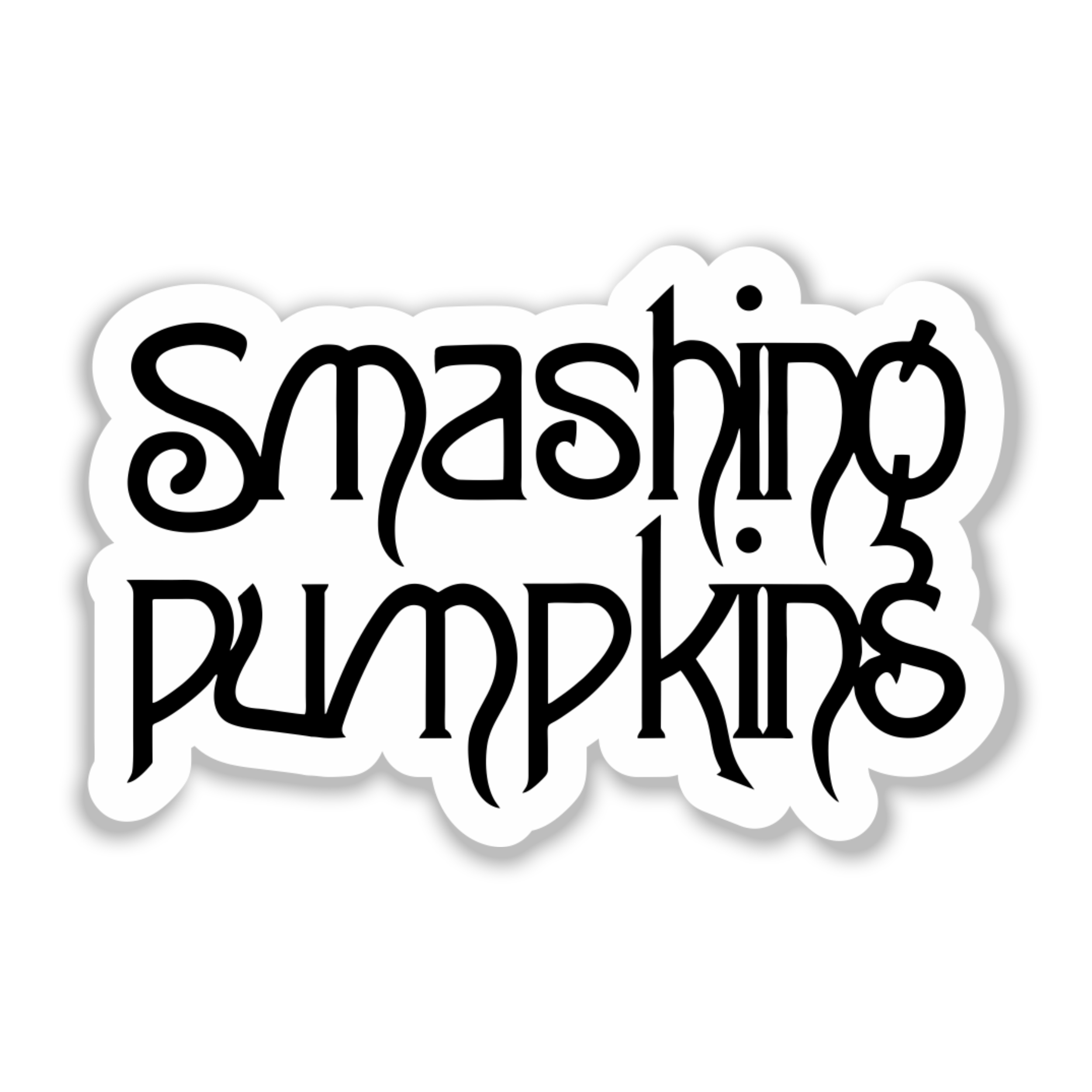 The Smashing Pumpkins - Name - Full Color Vinyl Sticker - Custom Size