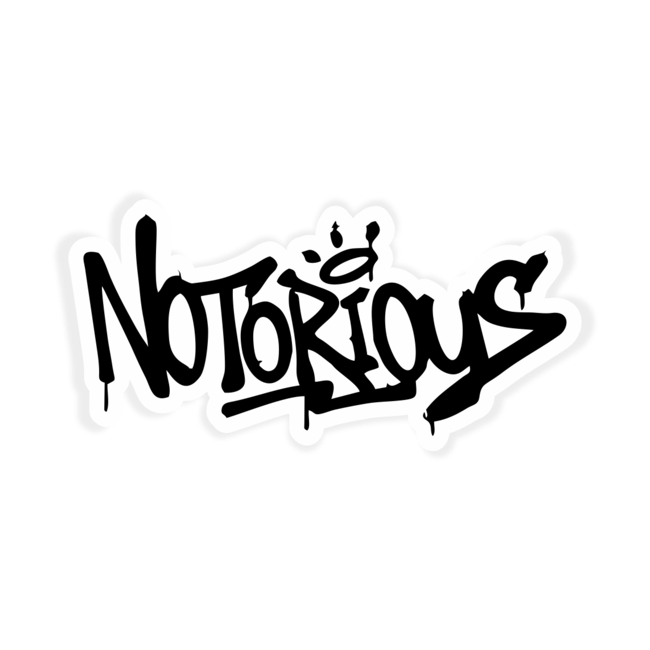The Notorious BIG - Notorious - Full Color Vinyl Sticker - Custom Size