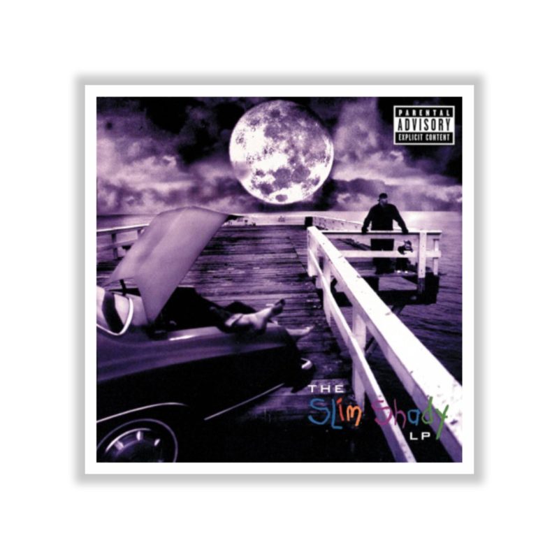 Eminem - The Slim Shady LP Album Cover - Full Color Vinyl Sticker - Custom Size