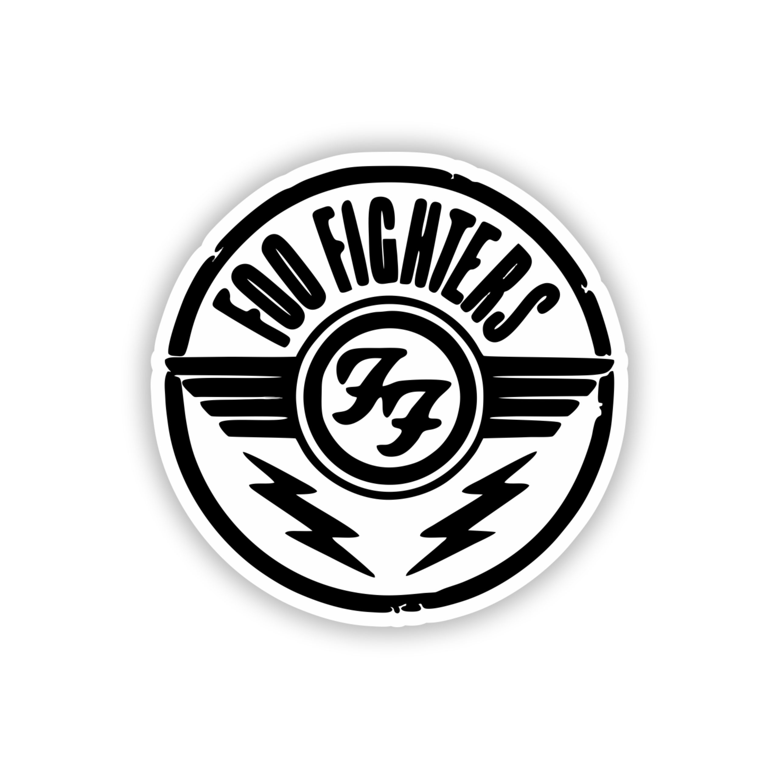 Foo Fighters - Logo - Full Color Vinyl Sticker - Custom Size