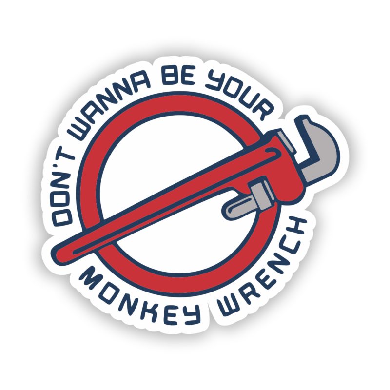 Foo Fighters - Monkey Wrench - Full Color Vinyl Sticker - Custom Size