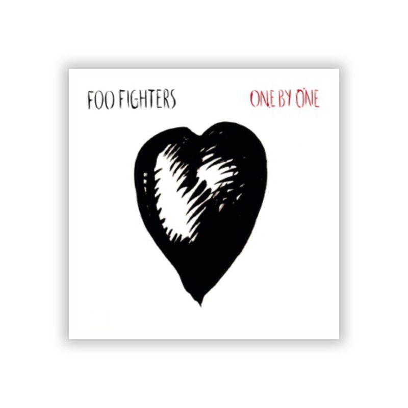 Foo Fighters - One By One Album Cover - Full Color Vinyl Sticker - Custom Size