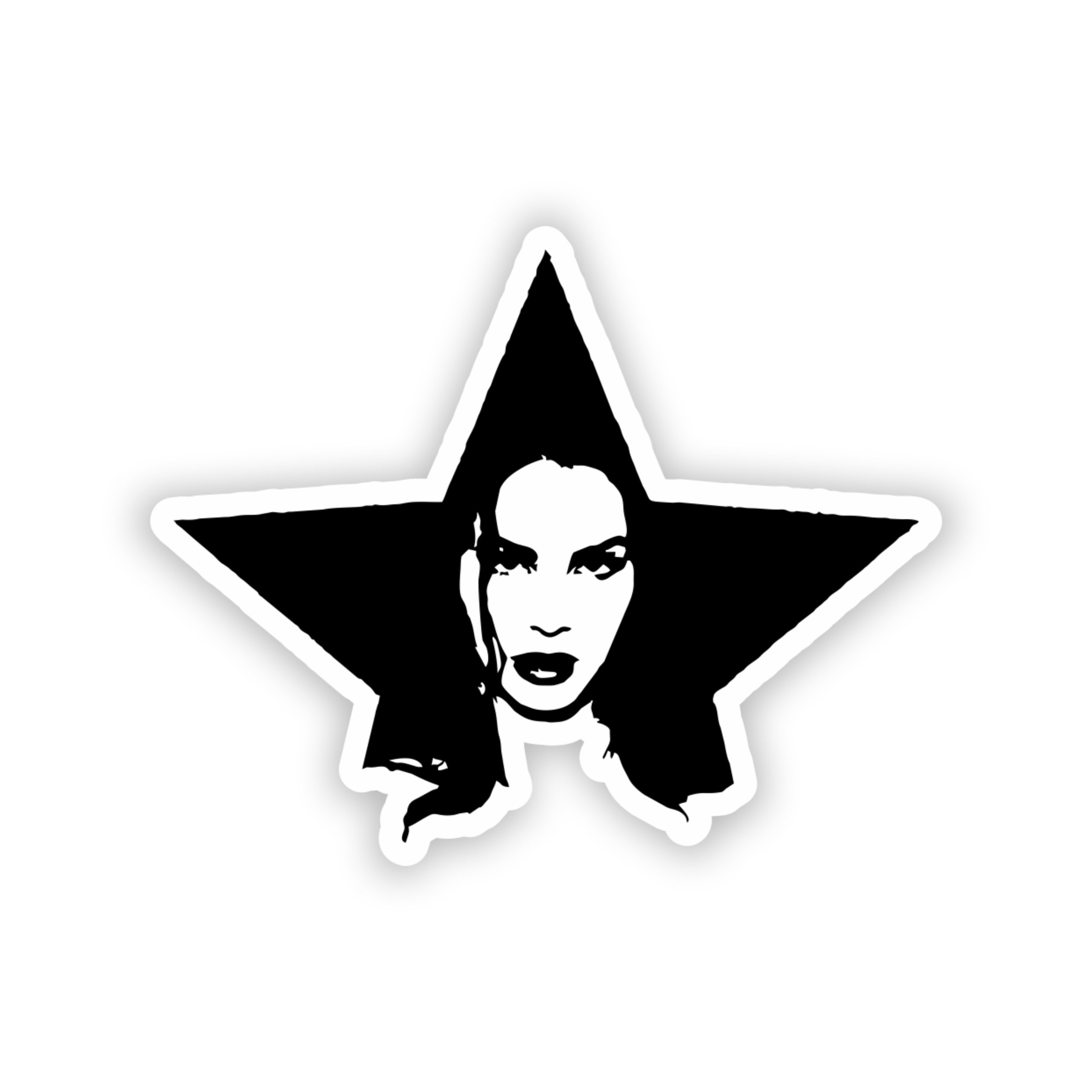 Lana Del Rey - Star - Full Color Vinyl Sticker - Custom Size
