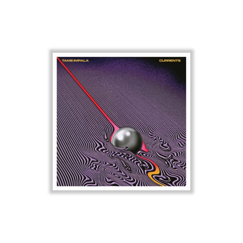 Tame Impala - Currents Album Cover - Full Color Vinyl Sticker - Custom Size