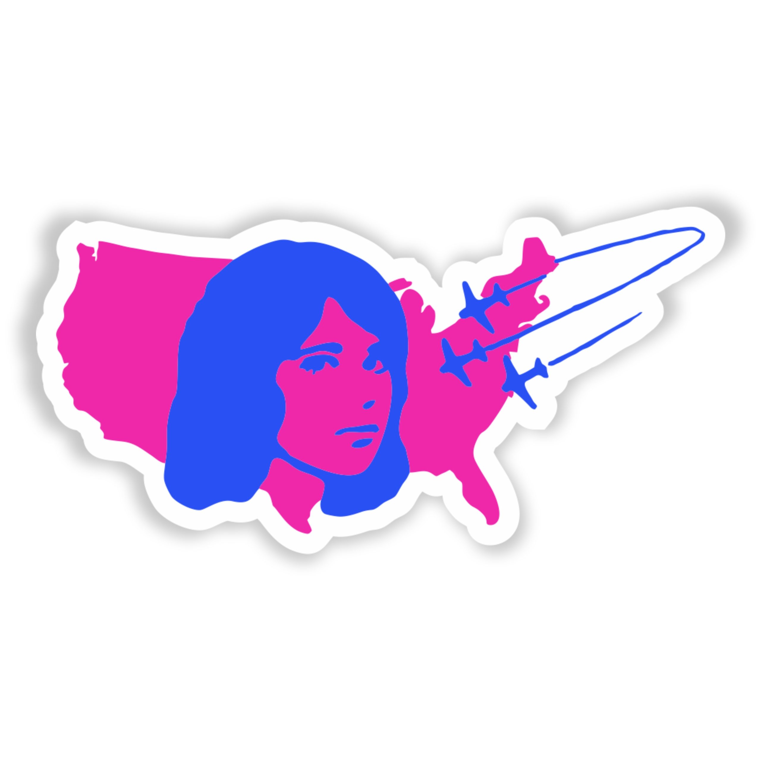 Tv Girl - U.S. Tour 3 - Full Color Vinyl Sticker - Custom Size