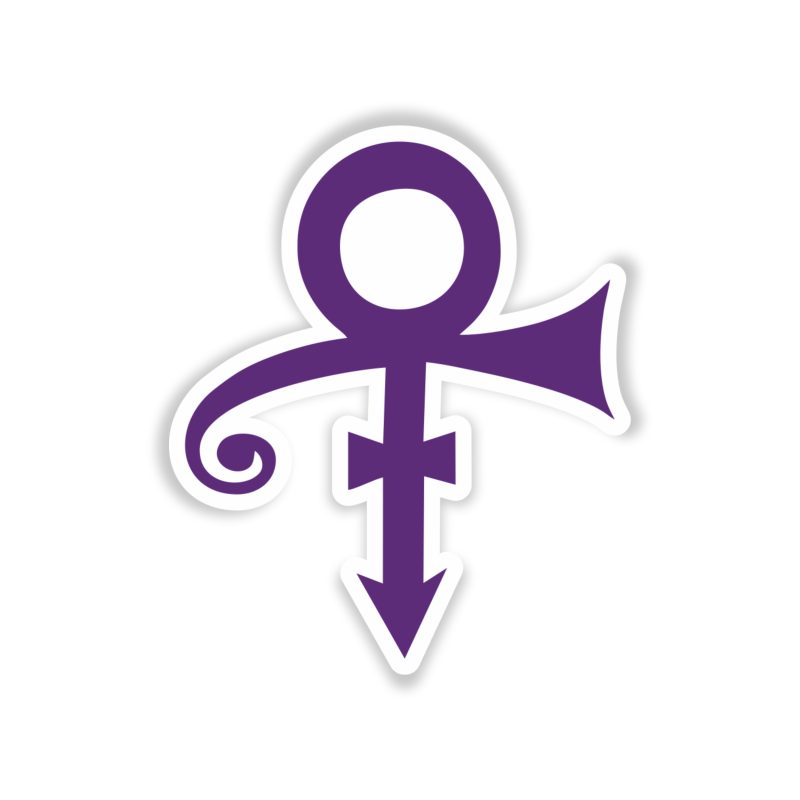 Prince - Logo - Full Color Vinyl Sticker - Custom Size