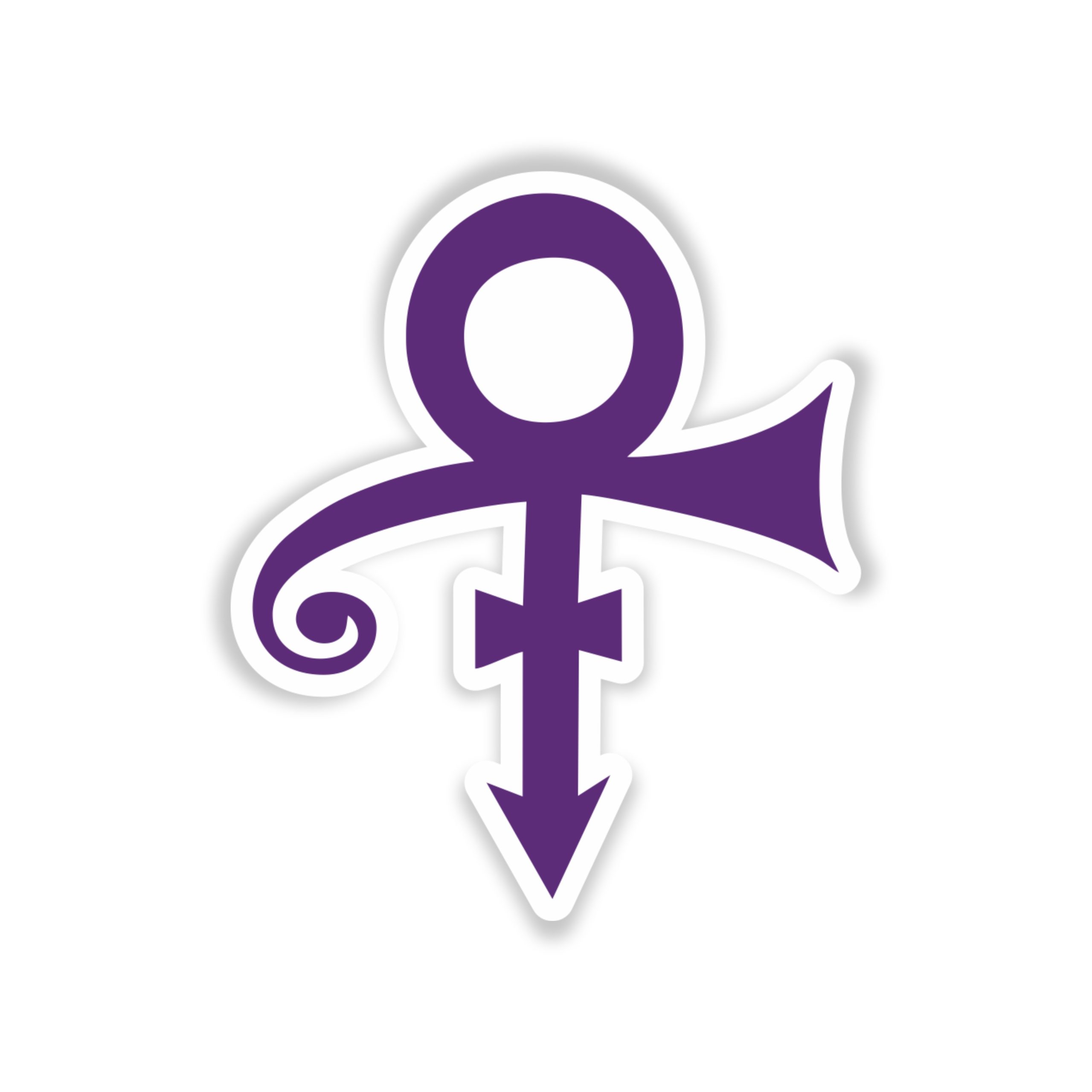 Prince - Logo - Full Color Vinyl Sticker - Custom Size