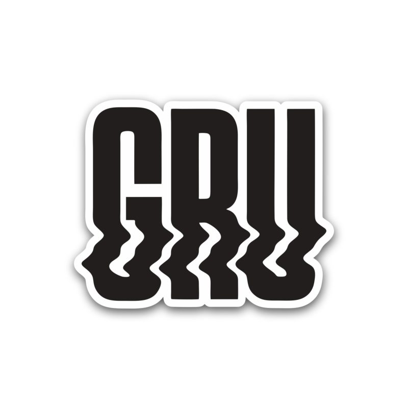 Despicable Me - Gru Name in Black - Full Color Vinyl Sticker - Custom Size