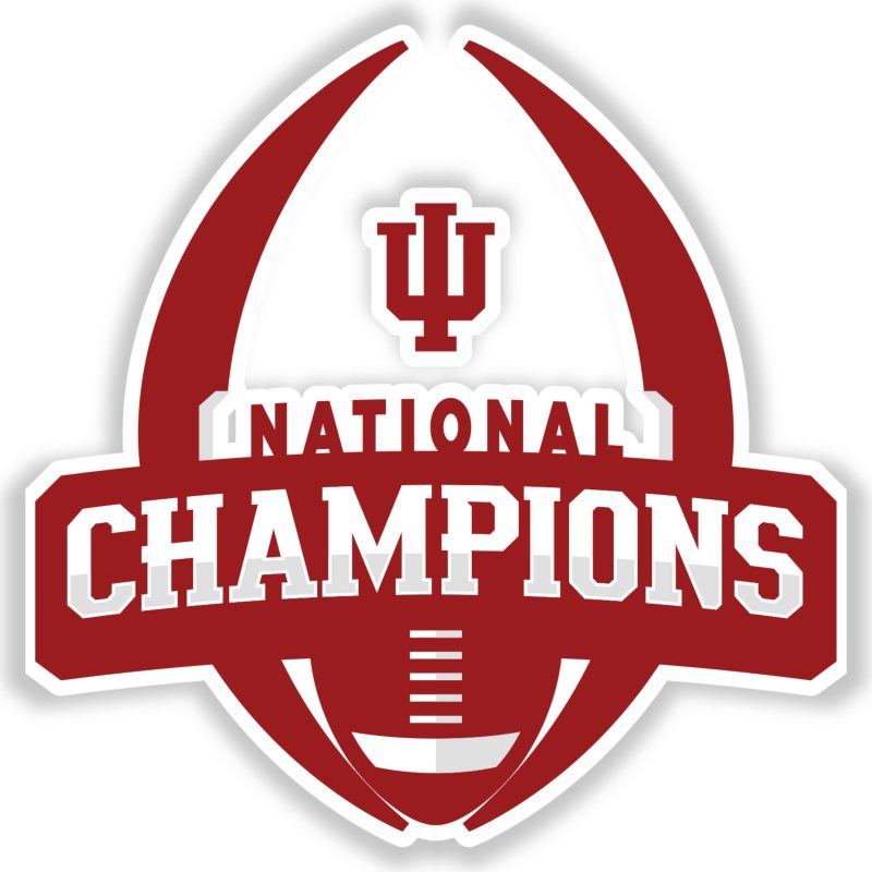 Indiana Hoosiers Full Color Vinyl Decal - Custom Size