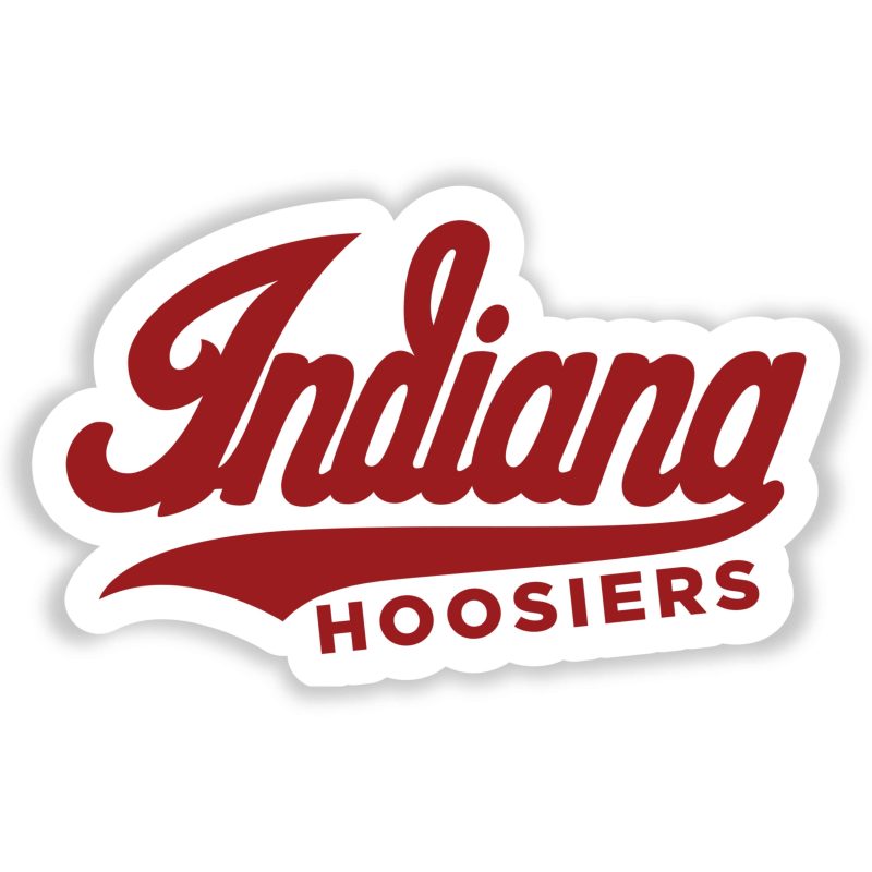 Indiana Hoosiers Full Color Vinyl Decal - Custom Size