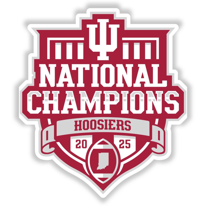 Indiana Hoosiers Full Color Vinyl Decal - Custom Size