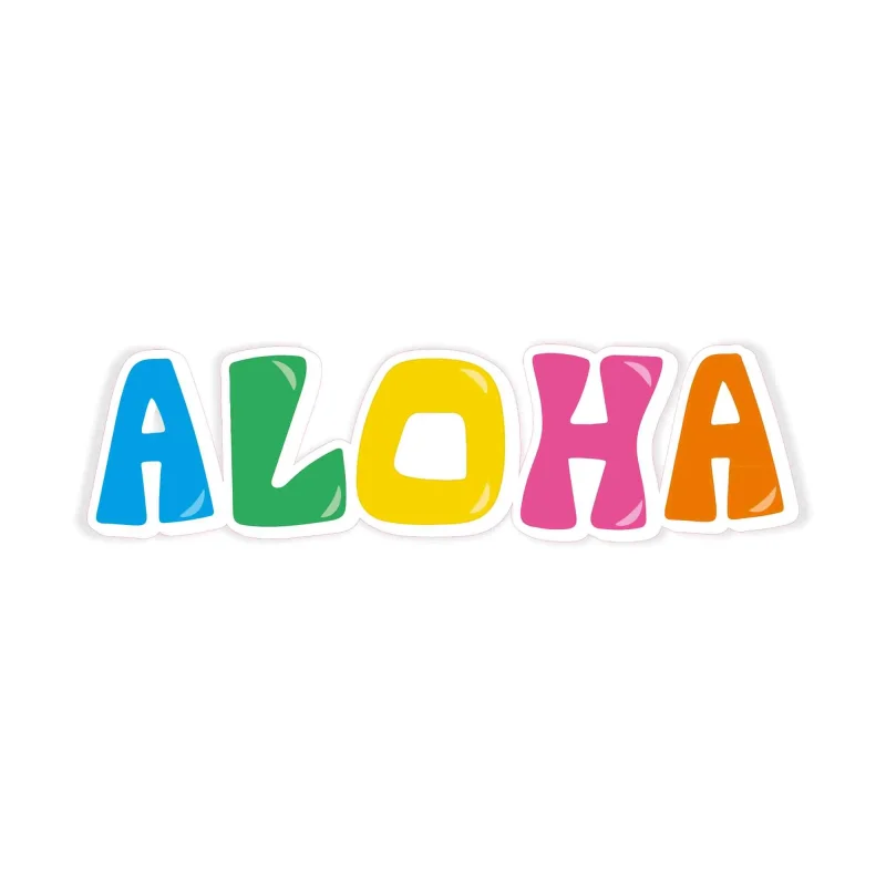Aloha - Full Color Vinyl Decal