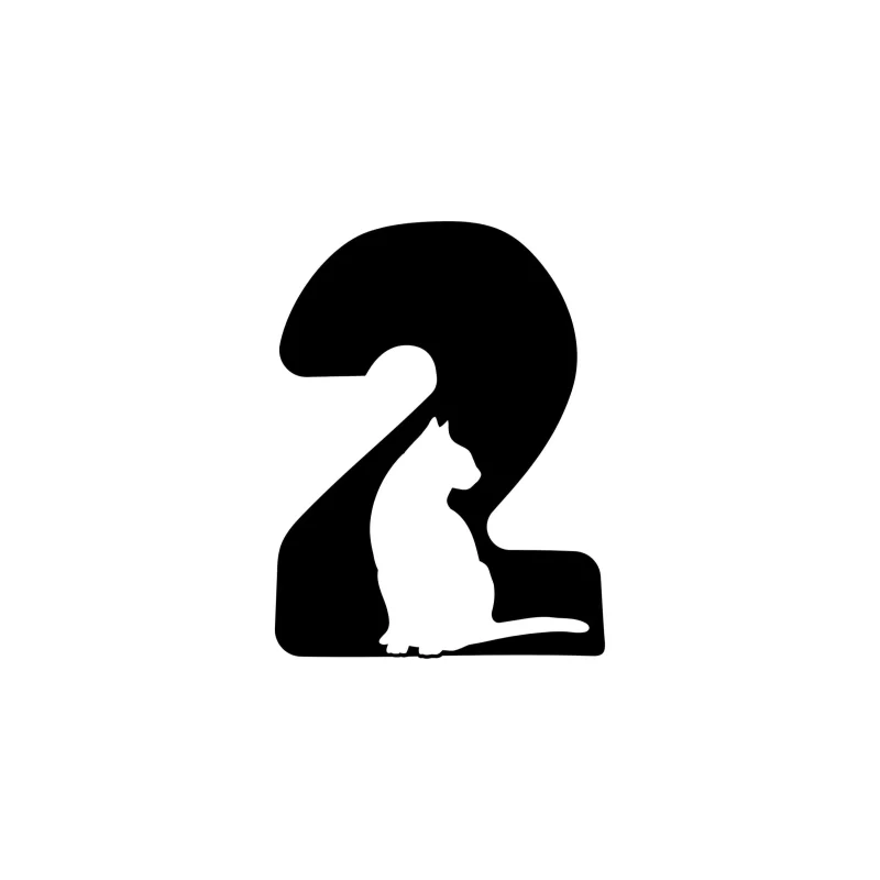 2 - Alphabet - Vinyl Decal - Custom Size