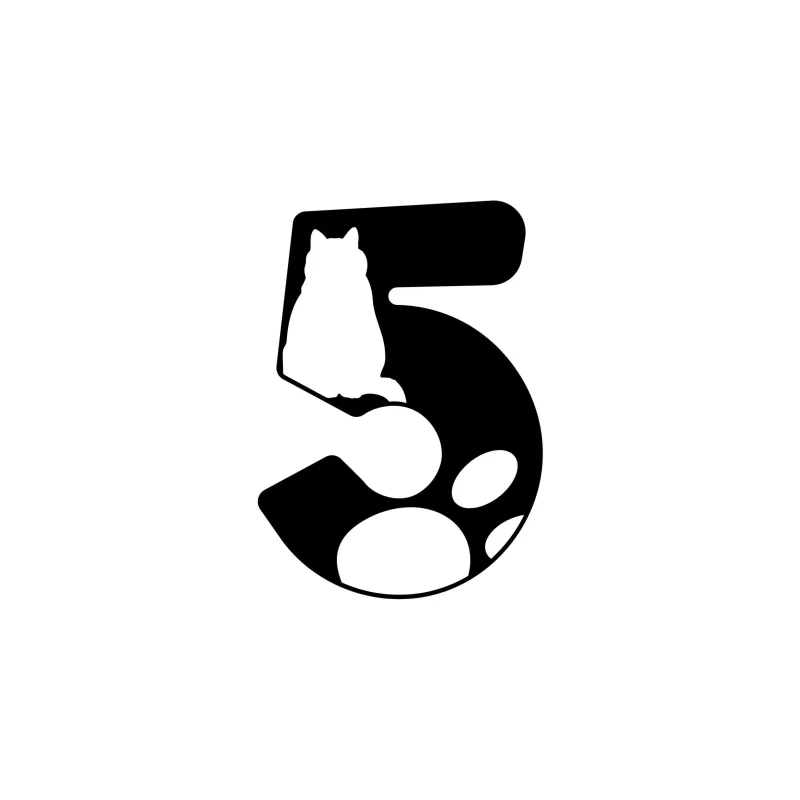 5 - Alphabet - Vinyl Decal - Custom Size