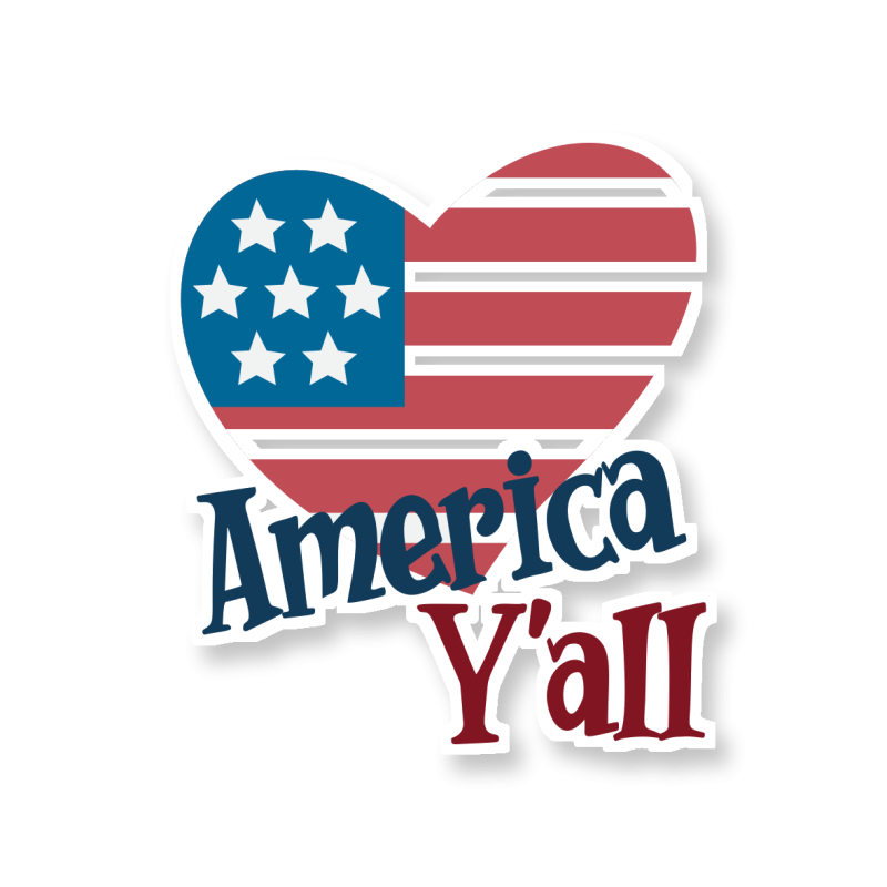 America Yall - Temporary Tattoo