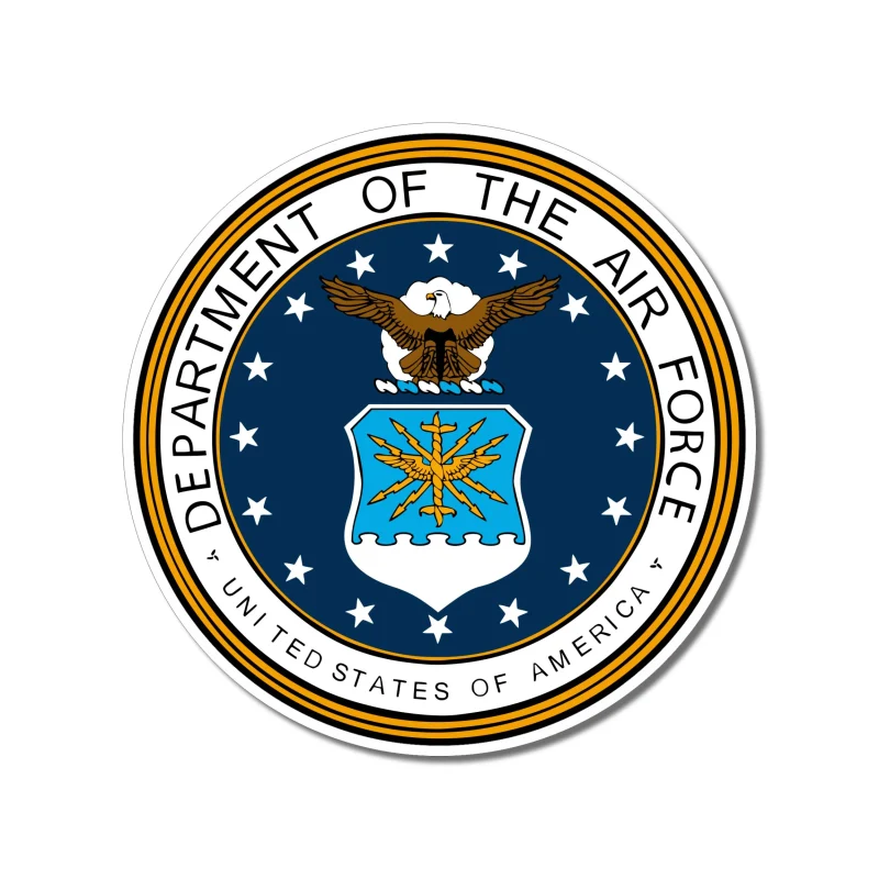 Air Force Seal Full Color Vinyl Decal