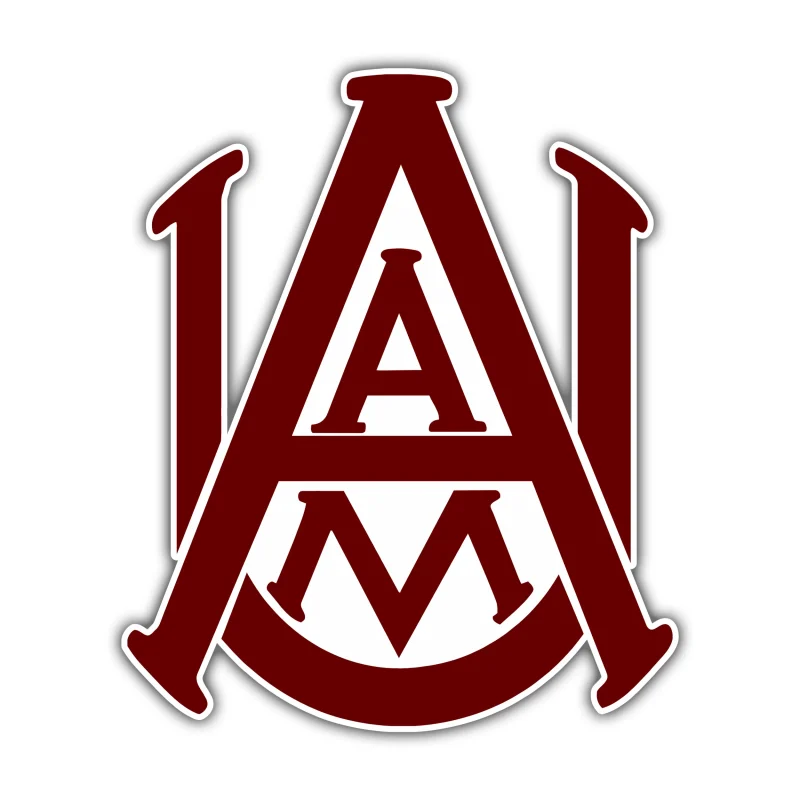 Alabama A & M Bulldogs - Temporary Tattoo