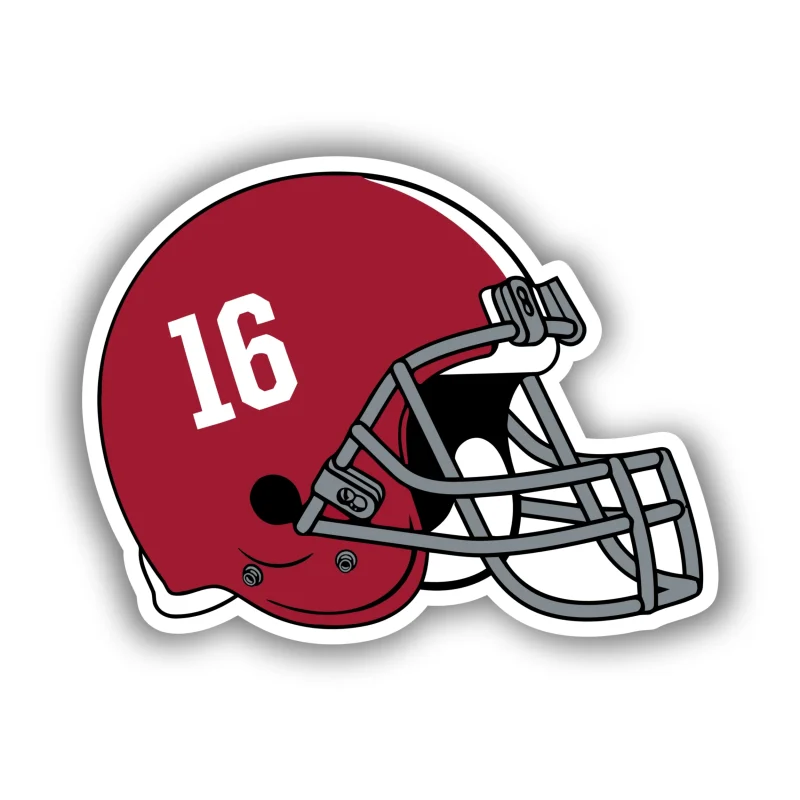 Alabama Crimson Tide - Helmet - Iron On DTF Transfer - Custom Size