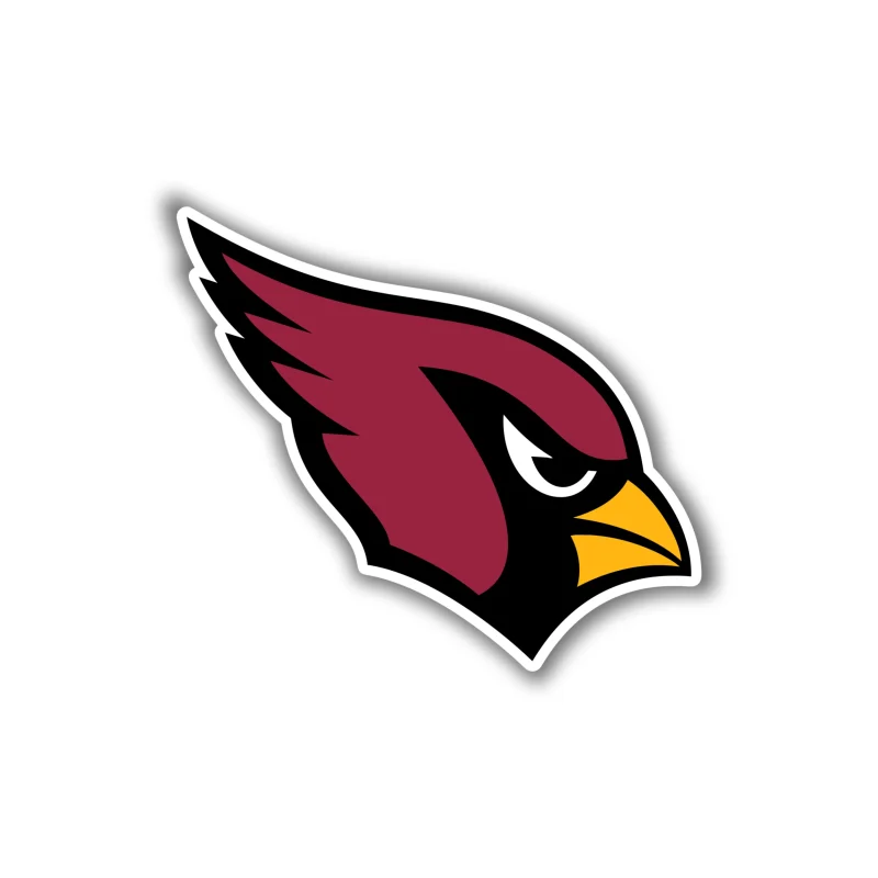 Arizona Cardinals - Bird's Head - Iron On DTF Transfer - Custom Size