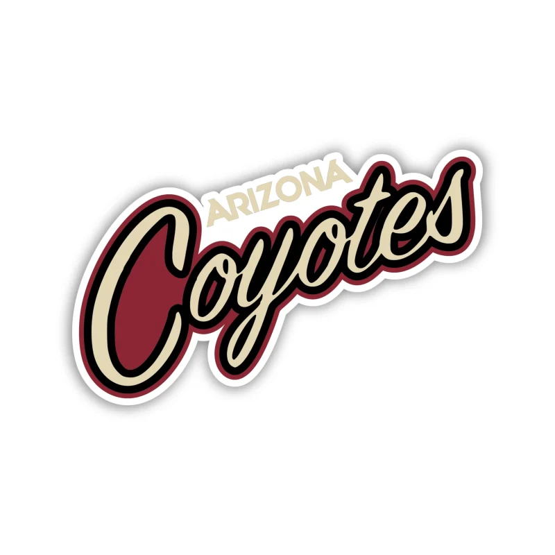Arizona Coyotes - Name - Iron On DTF Transfer - Custom Size