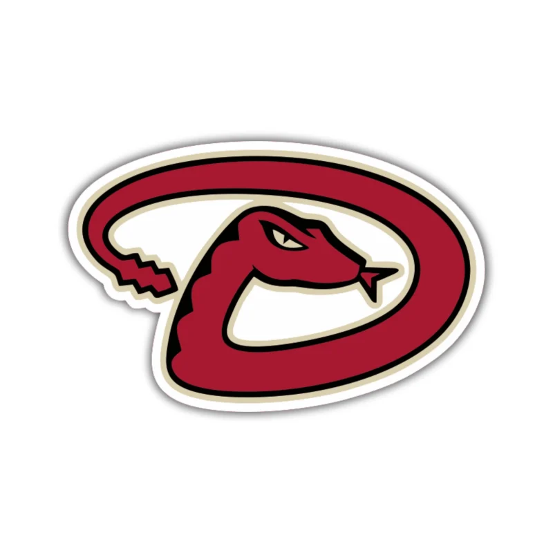 Arizona Diamondbacks - D Snake - Temporary Tattoo