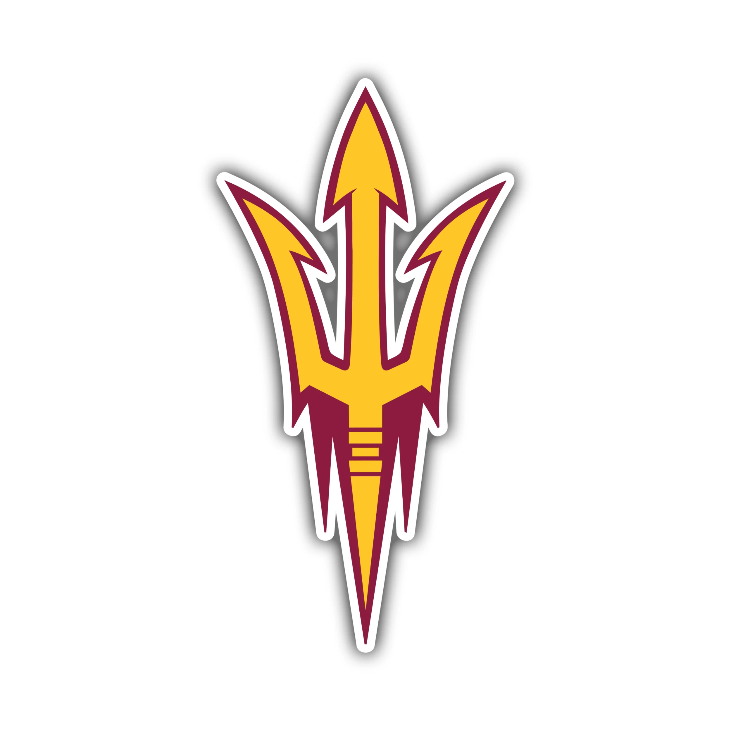 Arizona State Sun Devils - Pitchfork - Temporary Tattoo