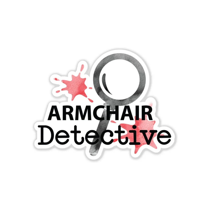 Armchair Detective Full Color Vinyl Decal