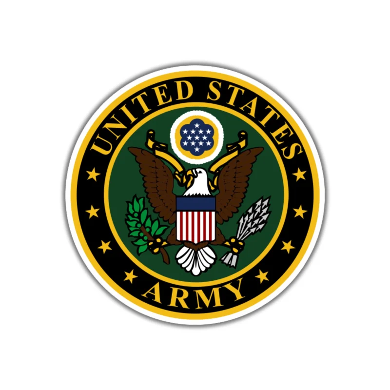 Army Seal Full Color Vinyl Decal