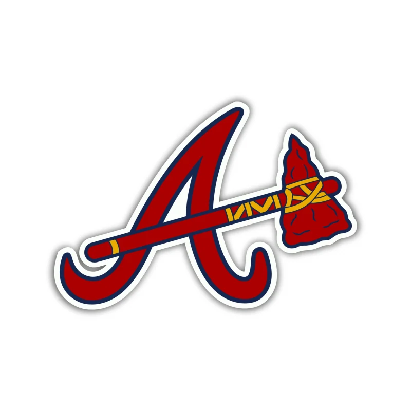 Atlanta Braves - A with Hatchet - Temporary Tattoo