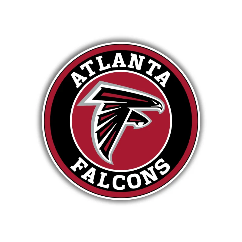 Atlanta Falcons - Circle - Temporary Tattoo