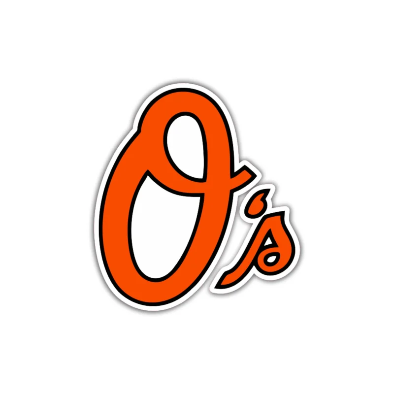 Baltimore Orioles - Orange O's - Iron On DTF Transfer - Custom Size