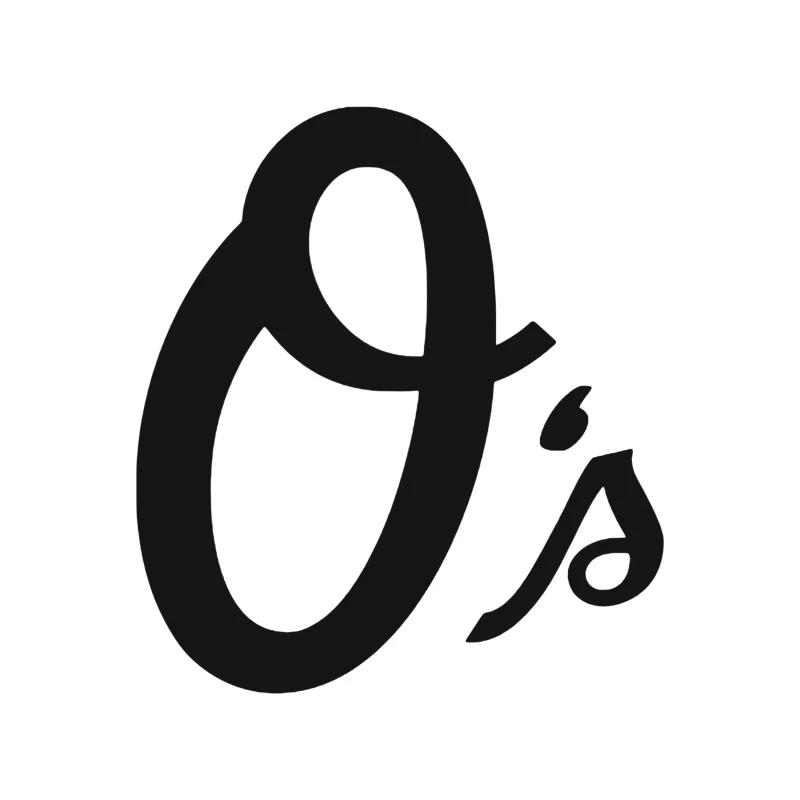 Baltimore Orioles Vinyl Decal - Custom Size