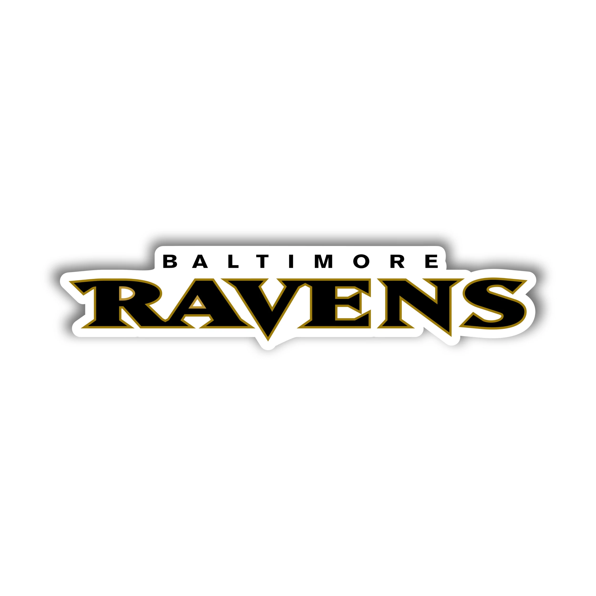 Baltimore Ravens - Image 10 - Full Color Vinyl Sticker - Custom Size
